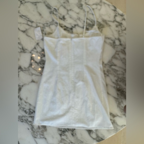 NWT BP. by Nordstrom White Cotton Sundress | Square Neck | Size XS | Fully Lined - Picture 3 of 10